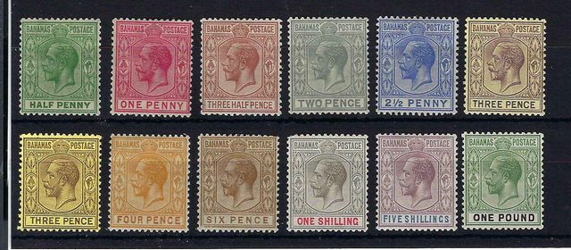 Image of Bahamas SG 115/25 LMM British Commonwealth Stamp